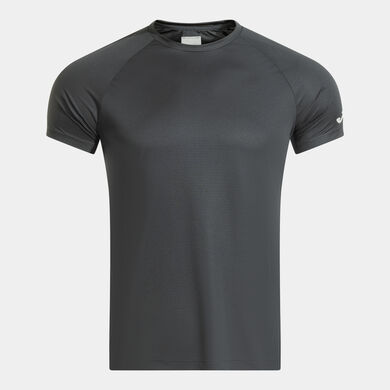 Shirt short sleeve man Iconic dark gray black