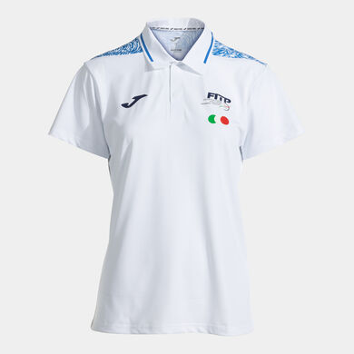 Polo shirt short-sleeve home kit Italian Tennis And Padel Federation woman 26/27