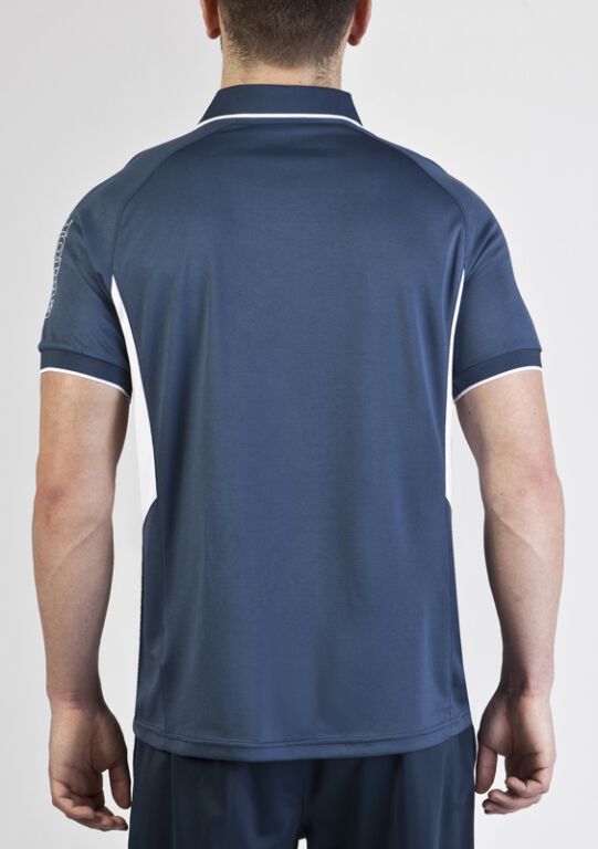 Slik sej bibliotekar Polo shirt short-sleeve man Championship III navy blue white | JOMA®