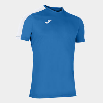 Tricou cu m&acirc;necă scurtă bărbaȚi Academy III albastru regal alb