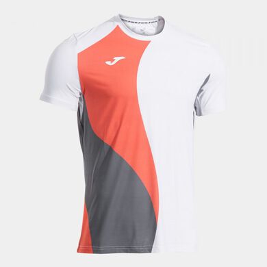 Tricou cu mânecă scurtă bărbaȚi Torneo alb coral