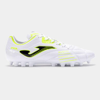 Botas fútbol Score 24 césped artificial AG blanco