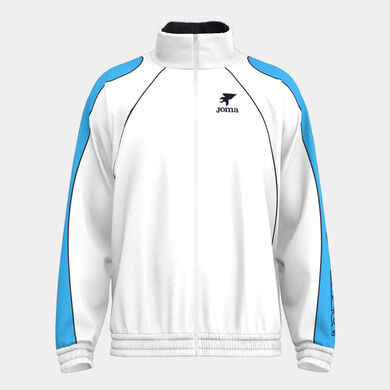 Jacke junior Futbol Retro Mundial 2026 wei&szlig; himmelsblau