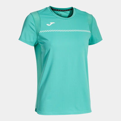 Maglia a manica corta donna Smash turchese