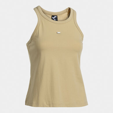 Tank top woman Mimetic brown