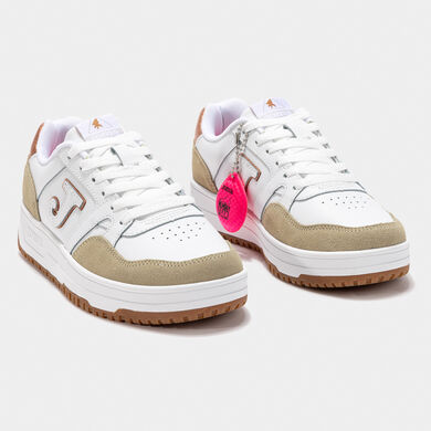 Zapatillas casual C.Attica Lady 25 mujer blanco rosa