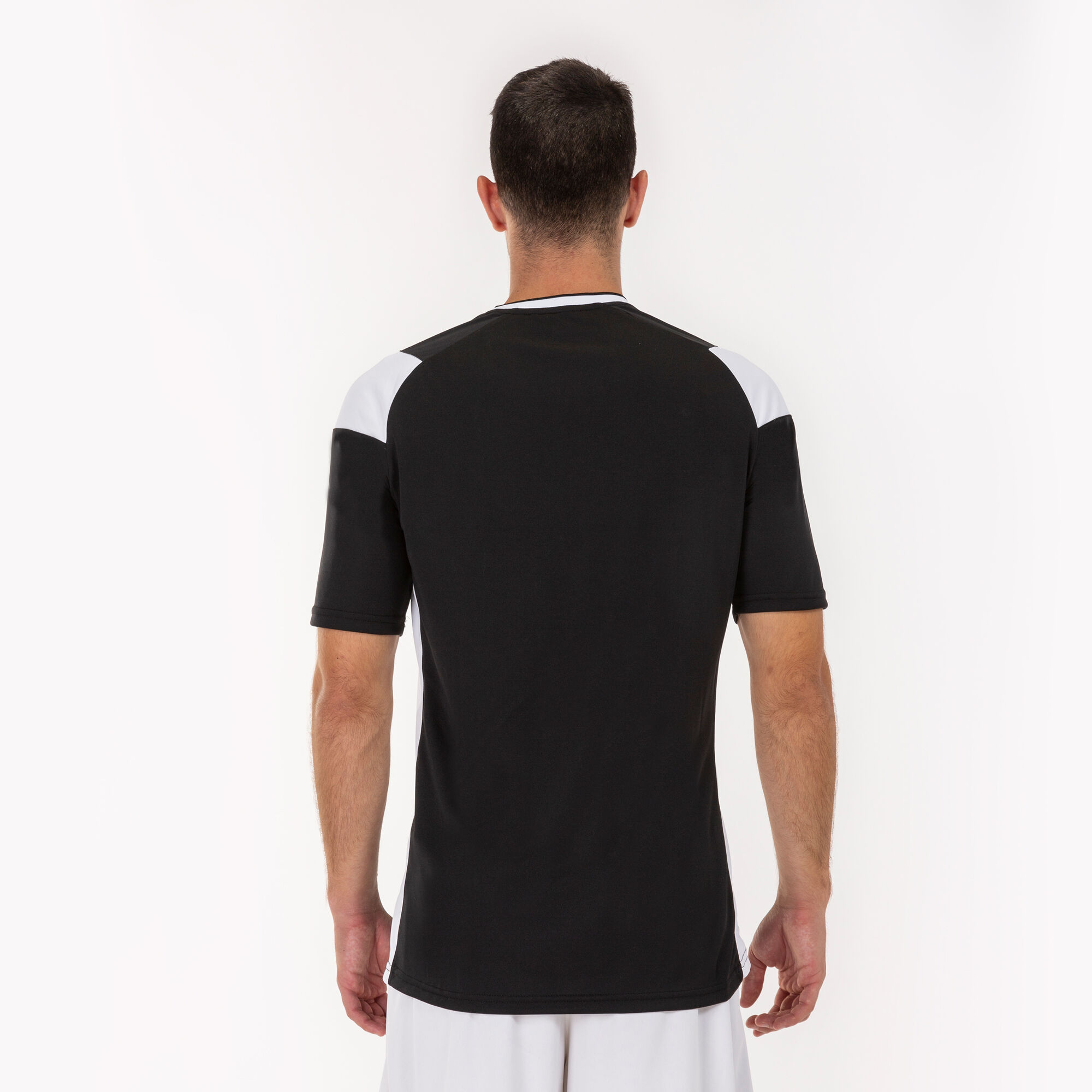 MAILLOT MANCHES COURTES HOMME CREW III NOIR BLANC