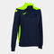 Felpe donna Championship VI blu navy giallo fluorescente