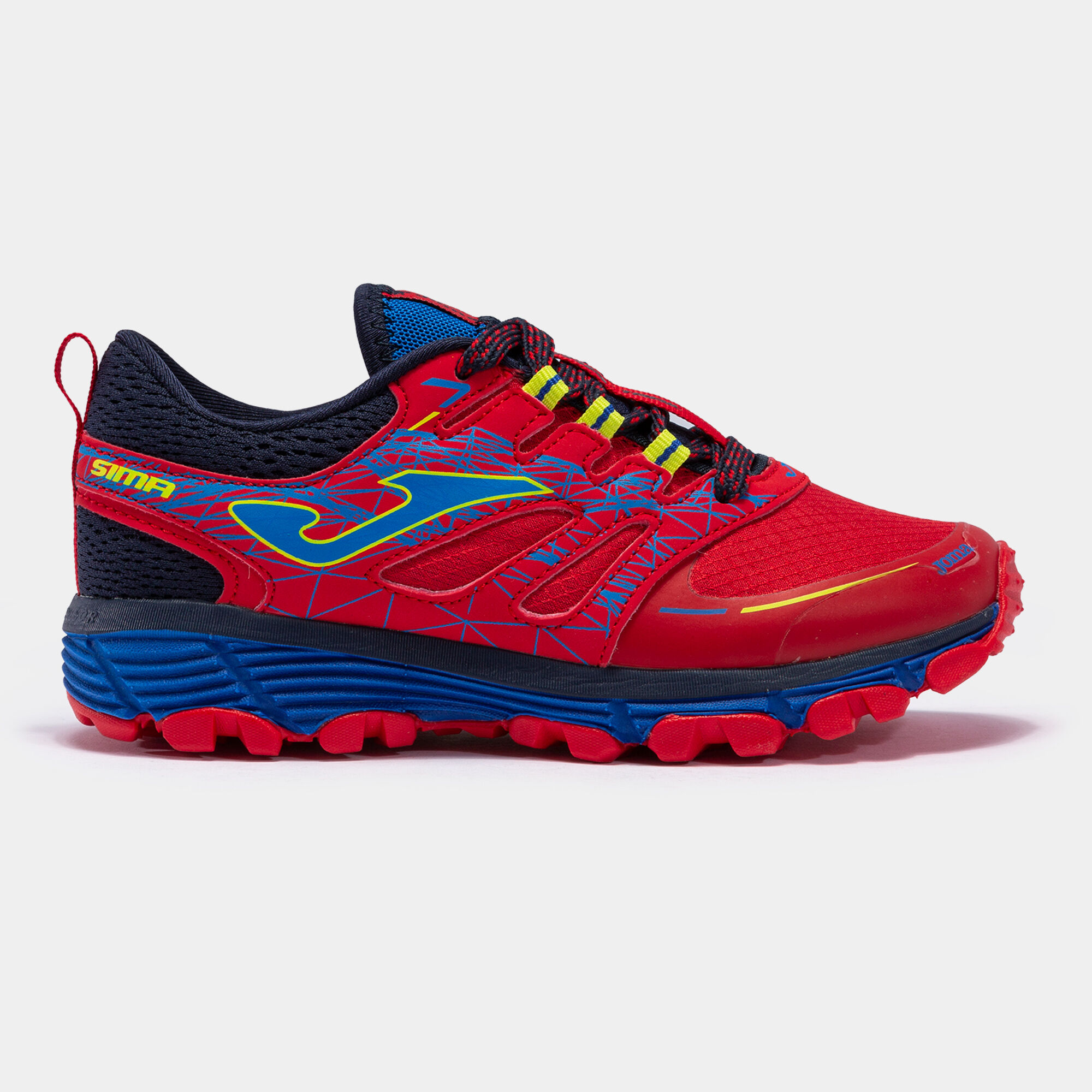 TRAIL-RUNNING SHOES SIMA 22 JUNIOR RED NAVY BLUE