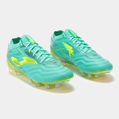 Botas fútbol Powerful Cup 25 terreno firme FG turquesa