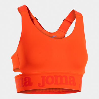 Brassière de sport femme Step corail