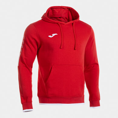 Felpa con cappuccio uomo Olimpiada rosso