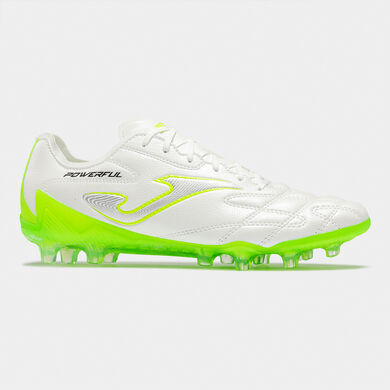 Botas f&uacute;tbol Powerfull 26 terreno firme FG blanco