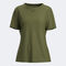 Tricou cu mânecă scurtă damă Indoor gym verde