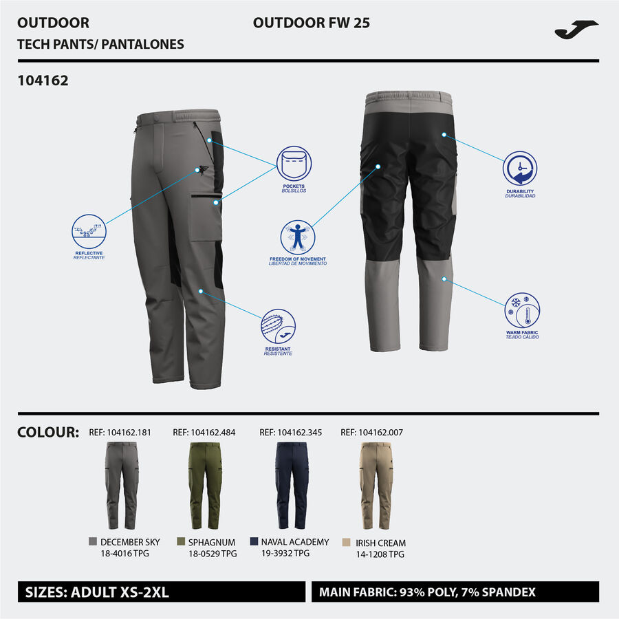 PANTAL&Oacute;N LARGO EXPLORER