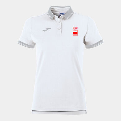 Polo shirt short-sleeve Spanish Olympic Committee woman