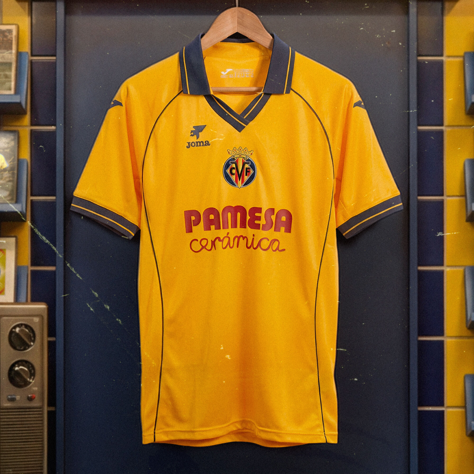 【新品】JOMA 25-26’ ヴィジャ・レアル 1st Uniform Shirt short sleeve home kit Villarreal Cf 25/26 | JOMA®