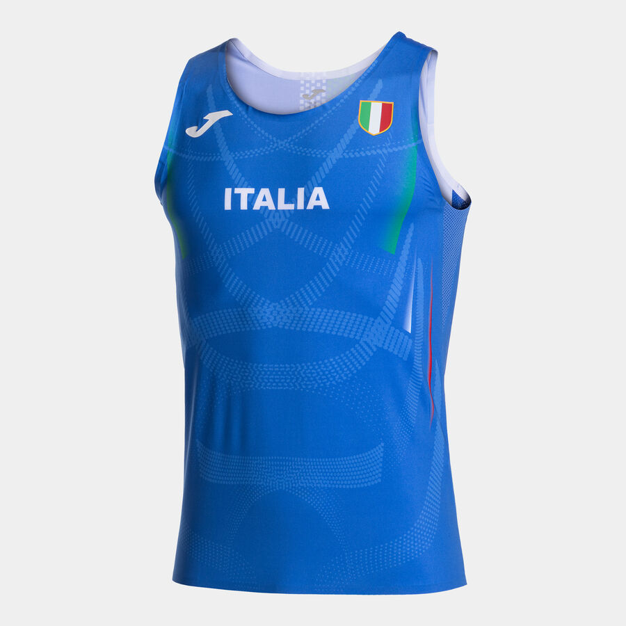 CAMISETA TIRANTES COMP. OFI. FED. ITALIA ATLETISMO