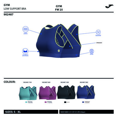 Tanktop frau Core schwarz