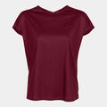CAMISETA MANGA CORTA MUJER CORE BURDEOS