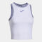 Top kobiety Mimetic bialy niebieski