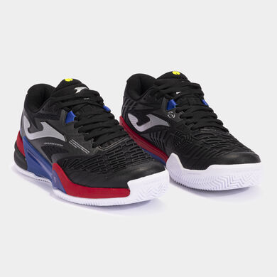 Zapatillas T.Roland 24 clay hombre negro rojo
