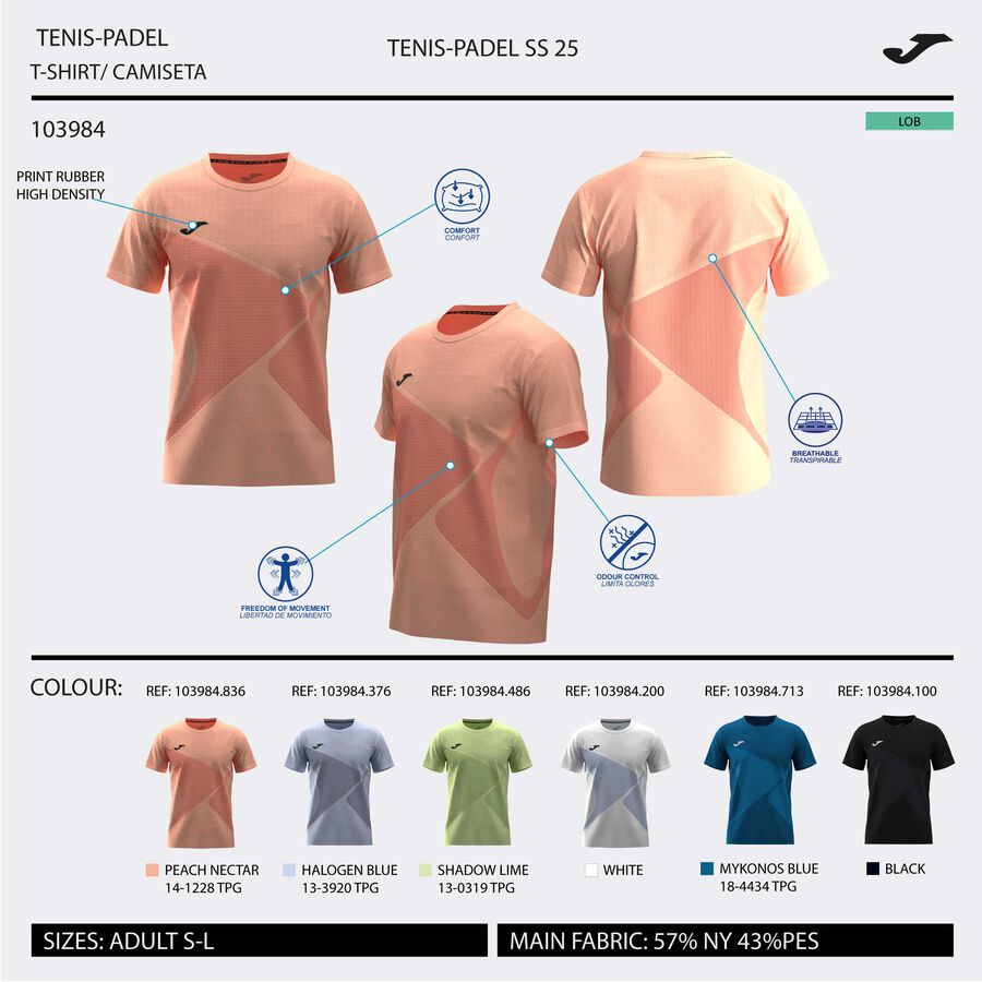 CAMISETA MANGA CORTA CHALLENGE