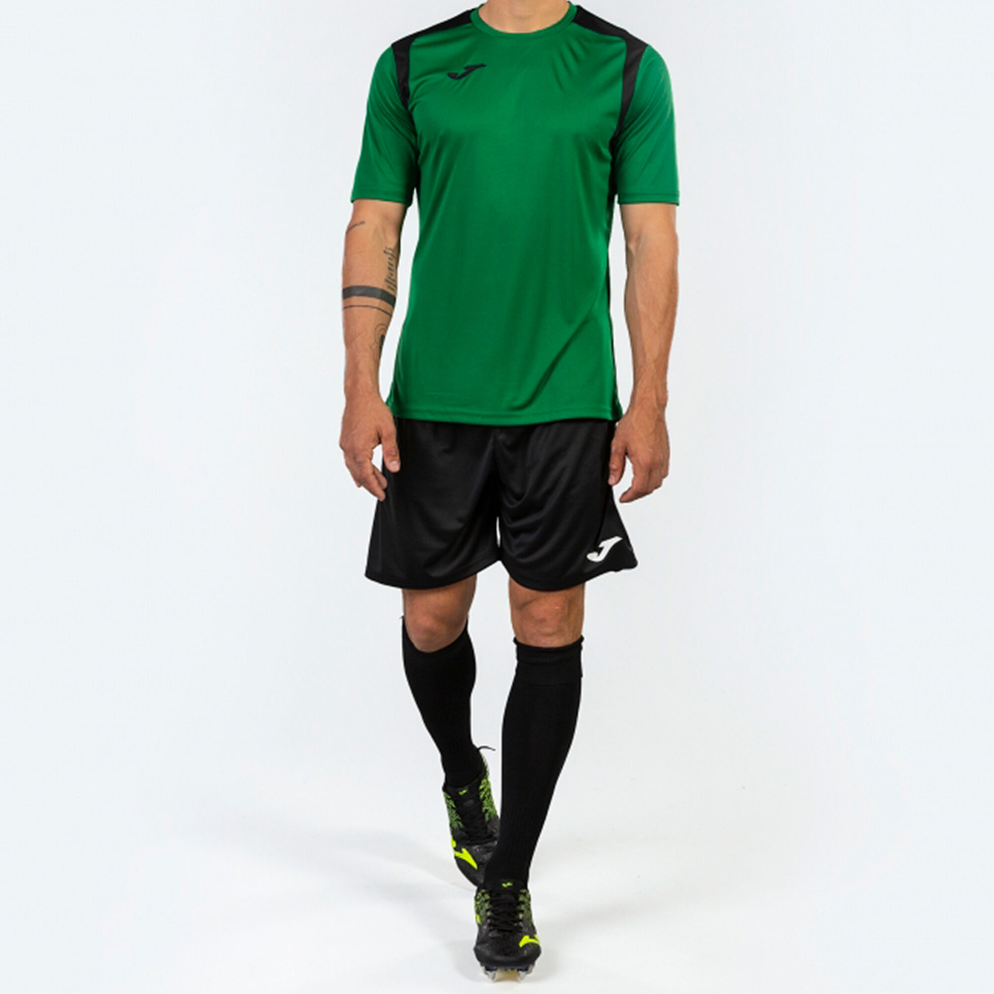 Camiseta manga larga hombre Championship V verde negro