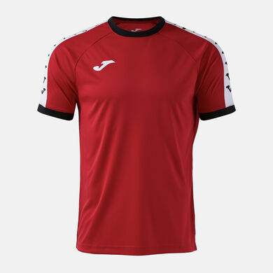 Camiseta manga corta hombre Heroic rojo negro