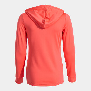 Chaqueta con capucha mujer Sculpture II coral