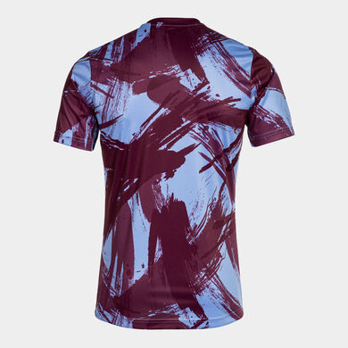 Tricou cu mânecă scurtă bărbaȚi Pro team bordo albastru