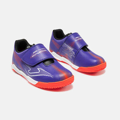 Scarpe calcio a 5 Supercopa Jr 26 indoor junior porpora