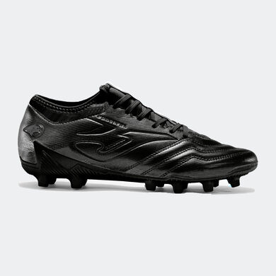 Fu&szlig;ballschuhe Powerful 25 fester boden schwarz