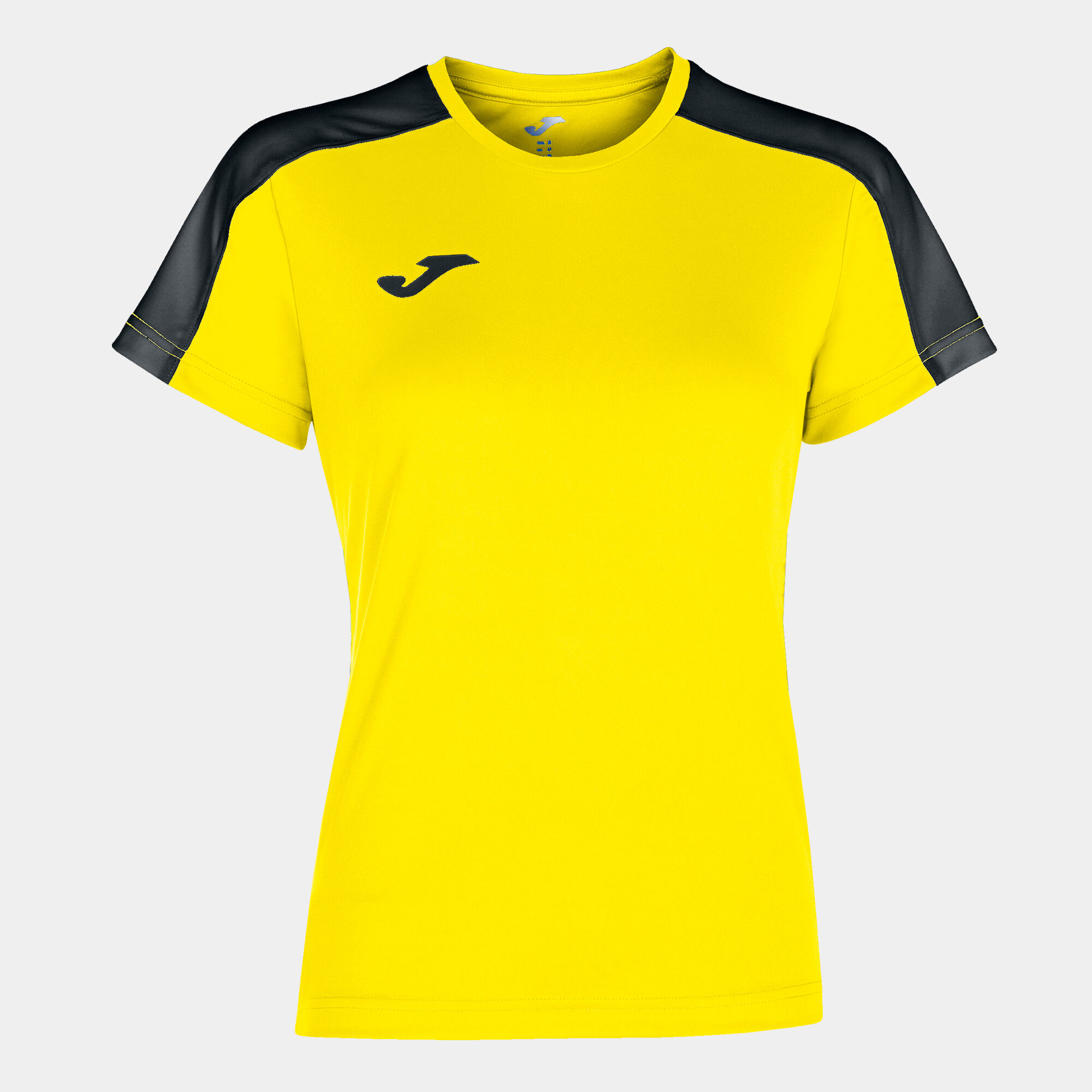 Camiseta manga corta mujer Academy III amarillo negro