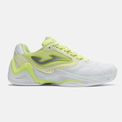 Scarpe Set Lady 26 superficie dura donna bianco giallo