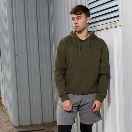 Sudadera Oversized Fit - Verde caqui - Men