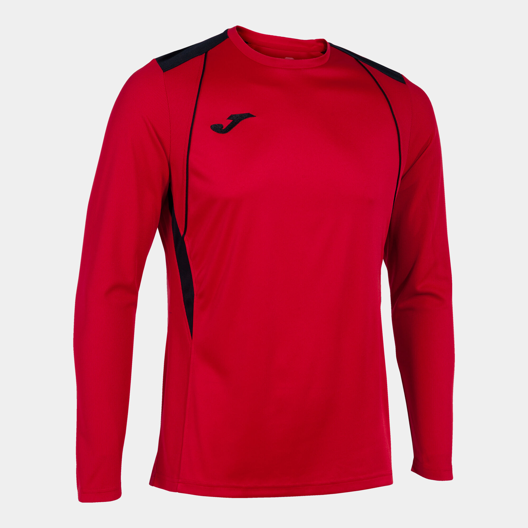 Maglia a manica lunga uomo Championship VII rosso nero JOMA