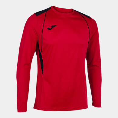 Maglia a manica lunga uomo Championship VII rosso nero