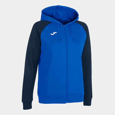 Hooded jacket woman Academy IV royal blue navy blue