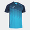 Camiseta manga corta hombre Tiger VI turquesa marino