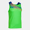 Camiseta Running Hombre Joma Elite VII. Flúor Green. 101522.020