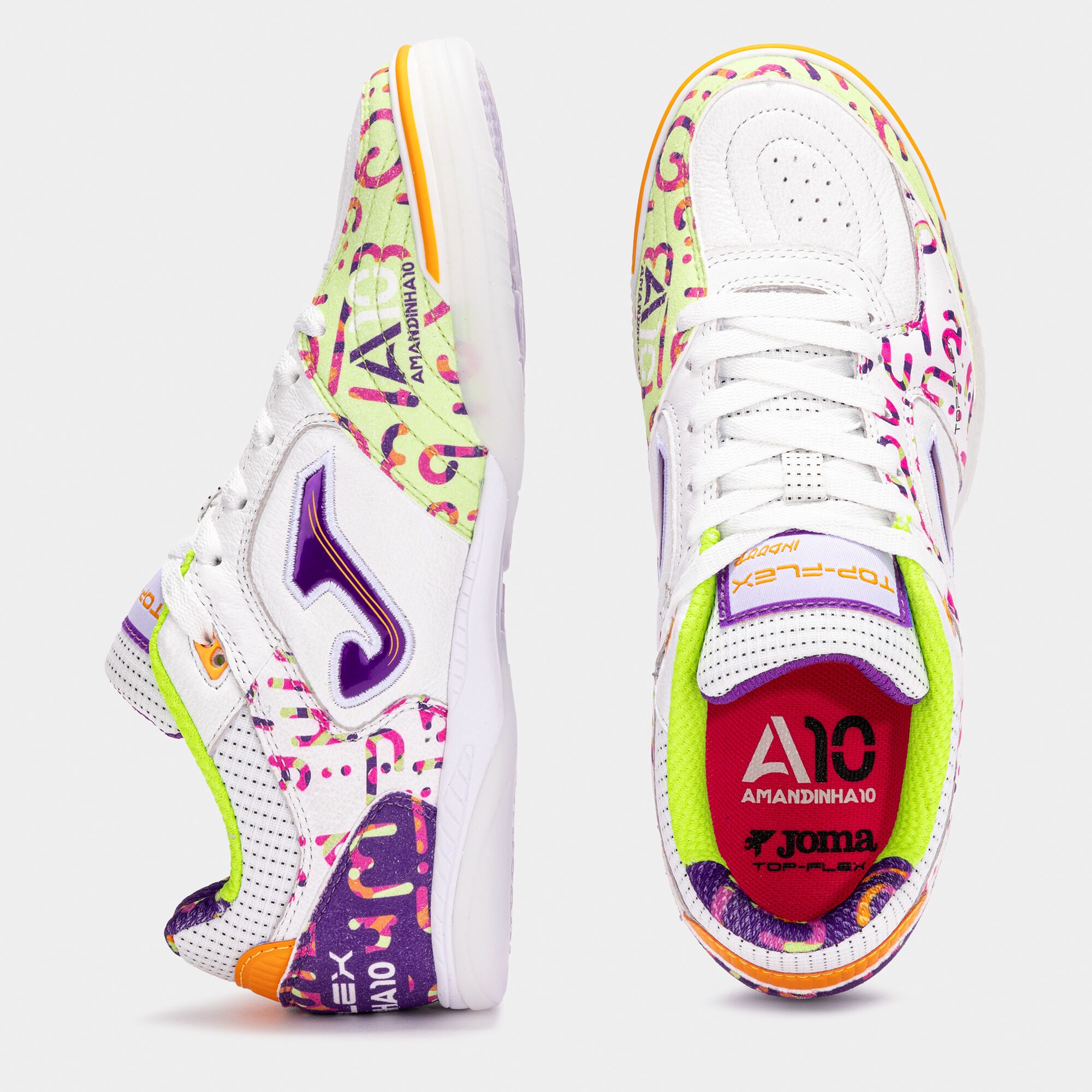 Futsal shoes Top Flex 25 Amandinha indoor white | JOMA®