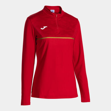 Sweatshirt frau Record III rot