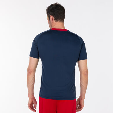 Camiseta manga corta hombre City marino rojo