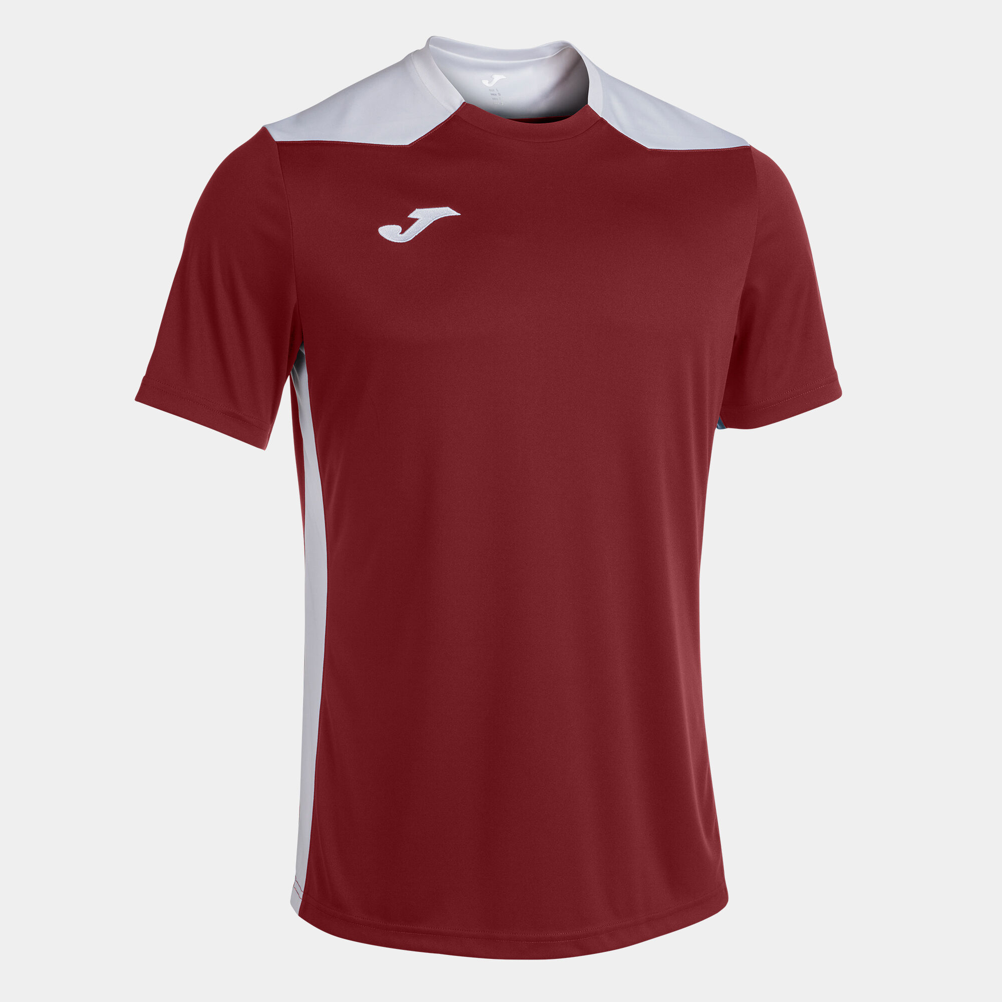 Shirt short sleeve man Championship VI burgundy white JOMA