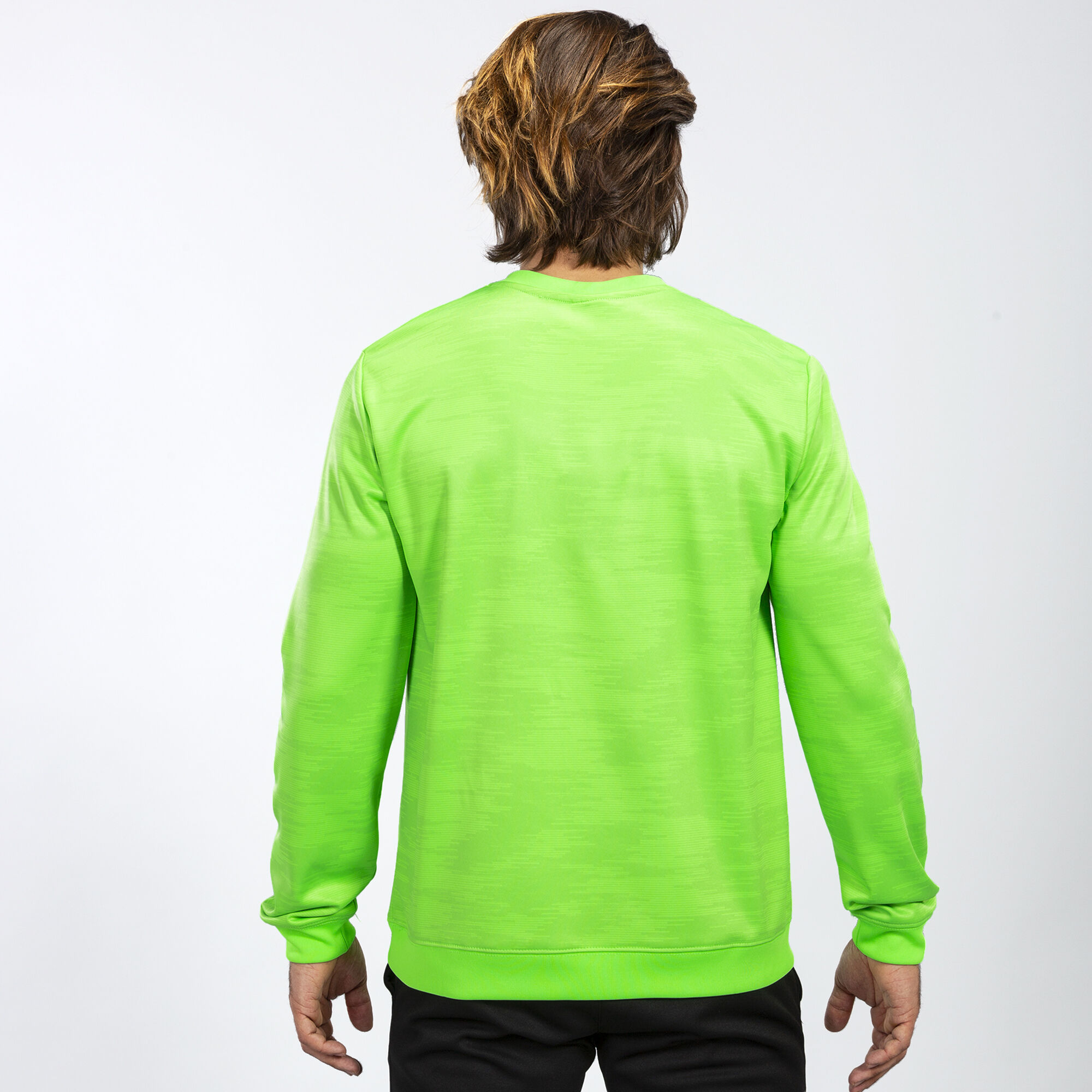 Sweatshirt mann Grafity neongrün