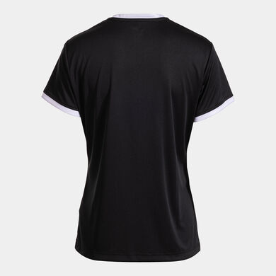 Camiseta manga corta mujer COMBI PREMIUM negro blanco
