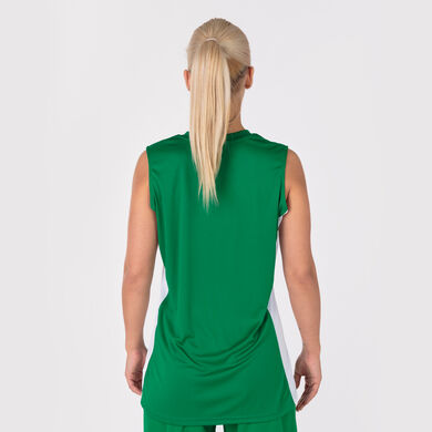 Débardeur sans manches femme Cancha III vert blanc
