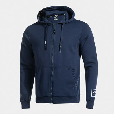 Giacca con cappuccio uomo Urban Street blu navy