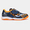 Scarpe calcio a 5 Super Copa Jr 25 indoor junior blu navy arancione fluorescente